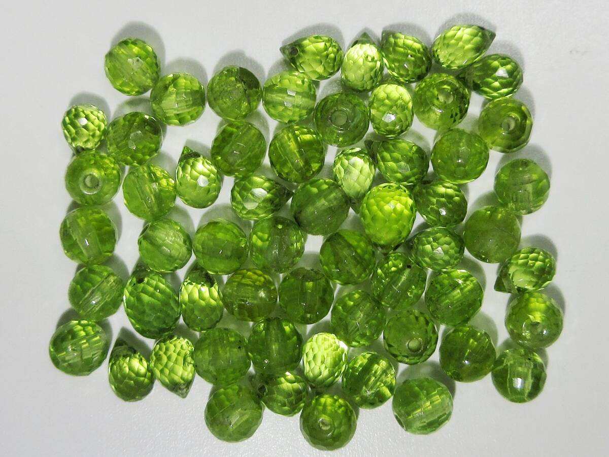 ?上用賀ビイヅ? ルース ビーズ エメラルド ペリドット ブルートパーズ 100ct 20g アクセサリー パーツ 大量 まとめて セット