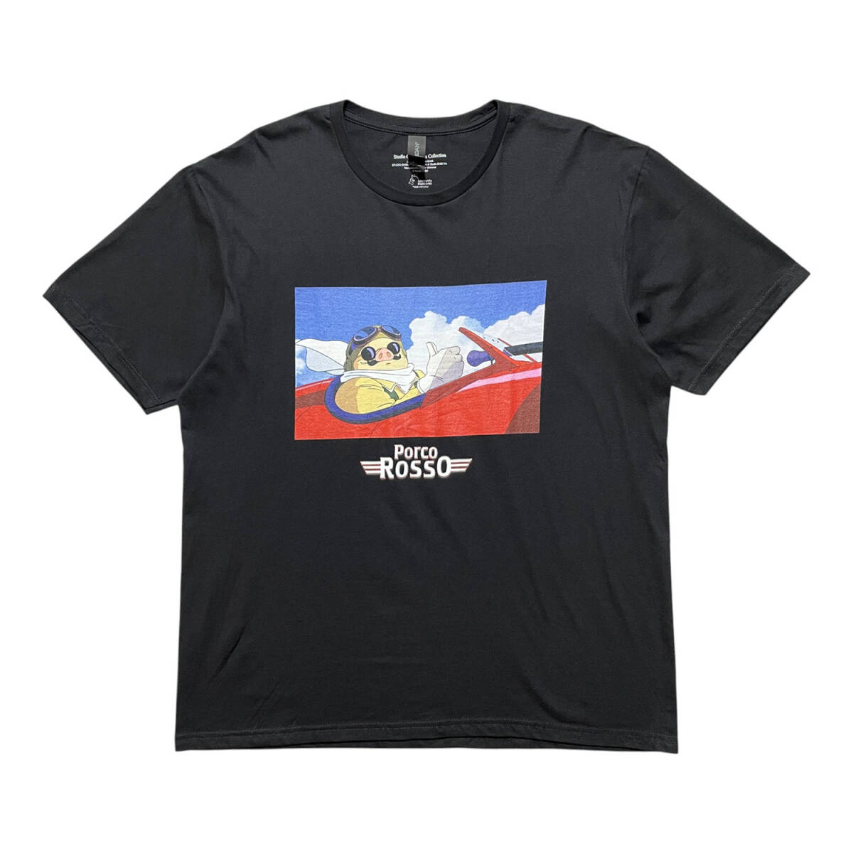 『激レア』ジブリ 宮崎駿 紅の豚 ジブリ作品 Tシャツ 名作 アニメ 海外版 公式 オフィシャル スタジオジブリ 映画 Porco ROSSO 紅