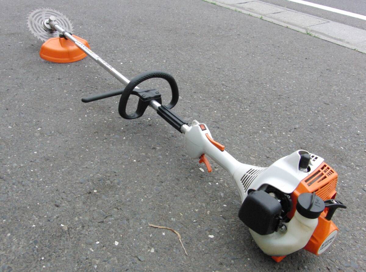 最落無売切り★ 上々品中古? STIHL / スチール 27cc ループハンドル型 FS55RC 刈払い機(jī)