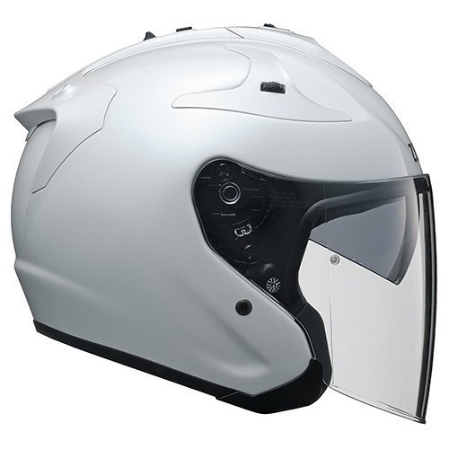 90791-2320W ◎ヤマハ純正 ジェット ヘルメット YJ-17 ゼニス-P メタルブラック Sサイズ 開閉式 サンバイザー付◎