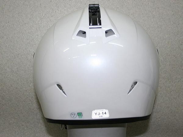 90791-2278L ◎ヤマハ純正 ジェット ヘルメット YJ-14 ゼニス パールホワイト Lサイズ 開閉式 サンバイザー付◎