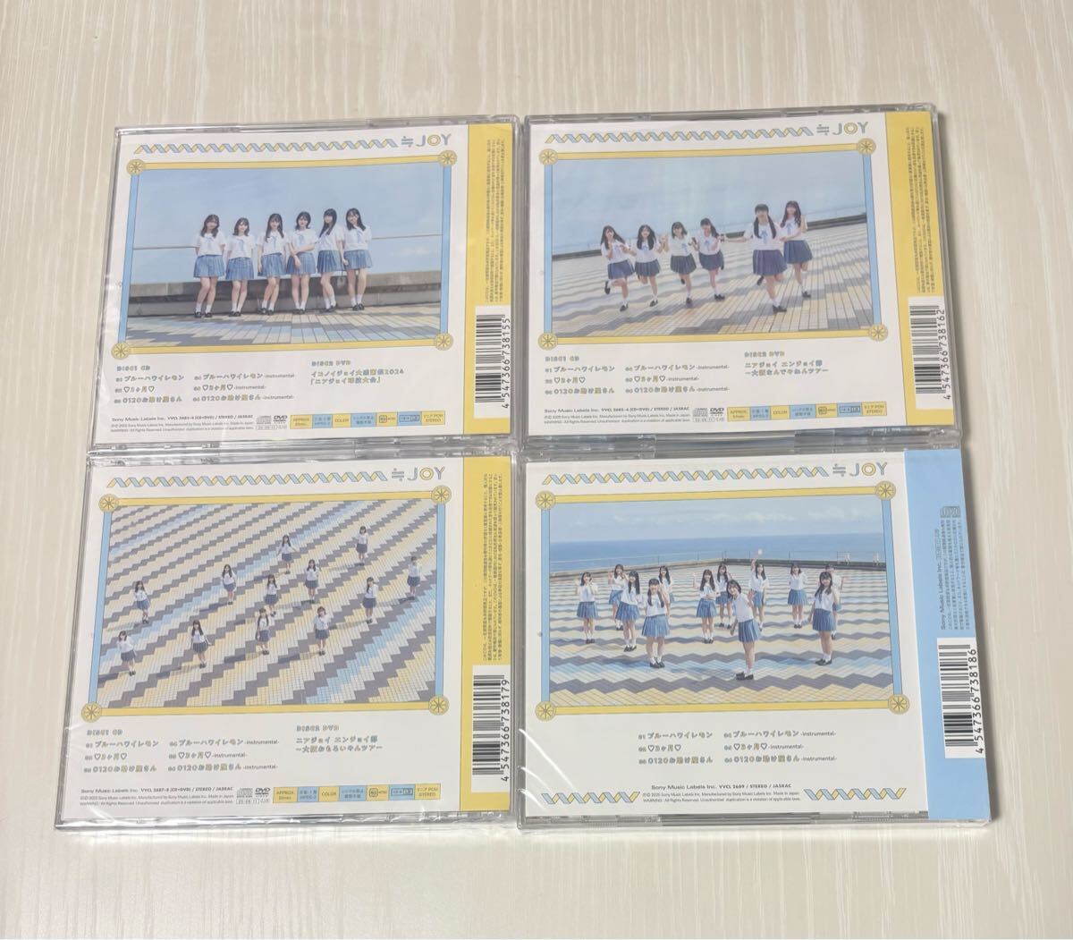 タイプABCD ブルーハワイレモン 未再生 ニアジョイ CD DVD イコラブ ノイミー 江角怜音 天野香乃愛 市原愛弓 大信田美月 小澤愛実 村山結香