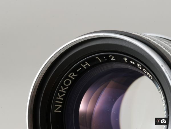 希少Nikkor H 5cm F/2 黒帯ライカL39レンズ整備済2