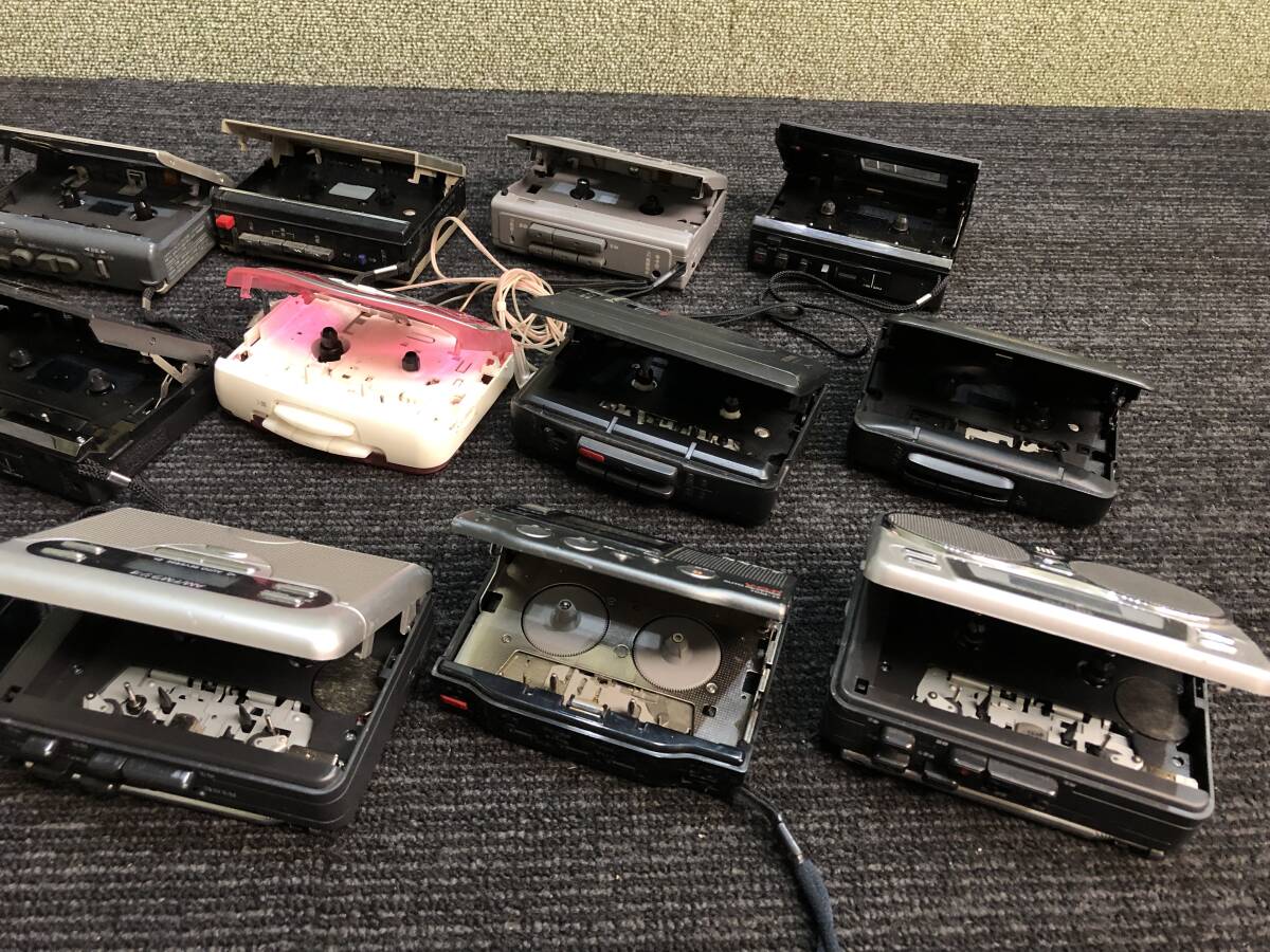 58?小型　カセットレコーダー　まとめ15臺(tái)　SONY WALKMAN/Panasonic/aiwa/CASIO など　ラジオ付き有り　寫真追加有り