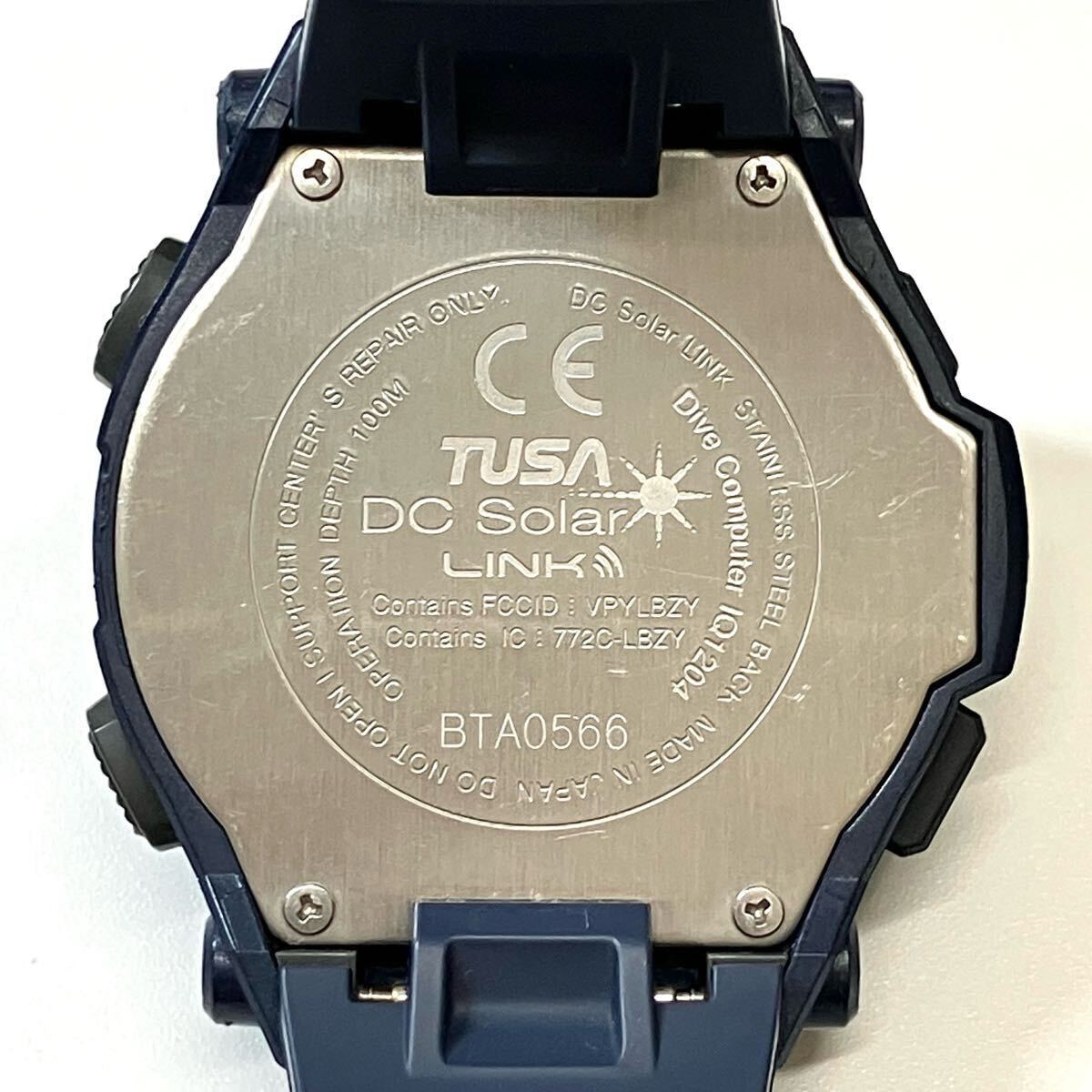 TUSA ツサ IQ1204 ダイビング コンピューター DC Solar LINK ソーラー Bluetooth 稼働品