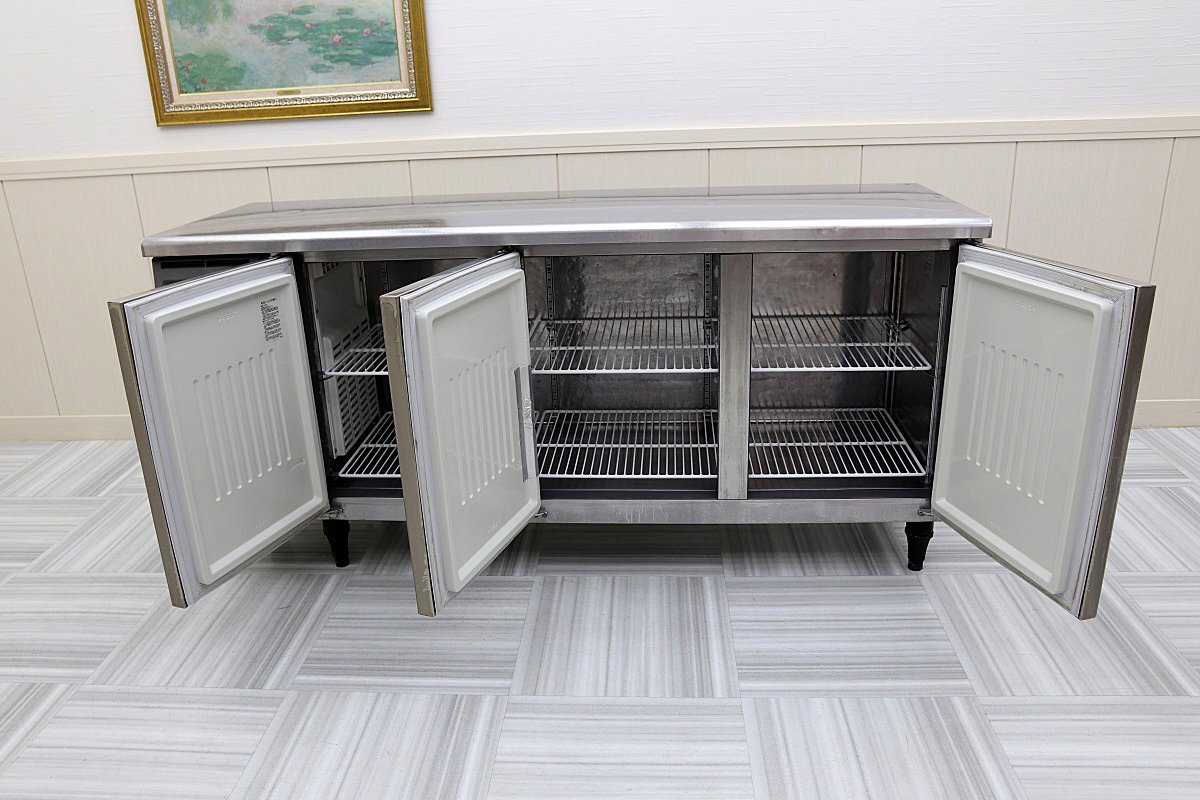 フクシマ 業務用冷蔵庫 福島工業　台下冷蔵庫 YRC-180RM2（改）動作品！単相100V