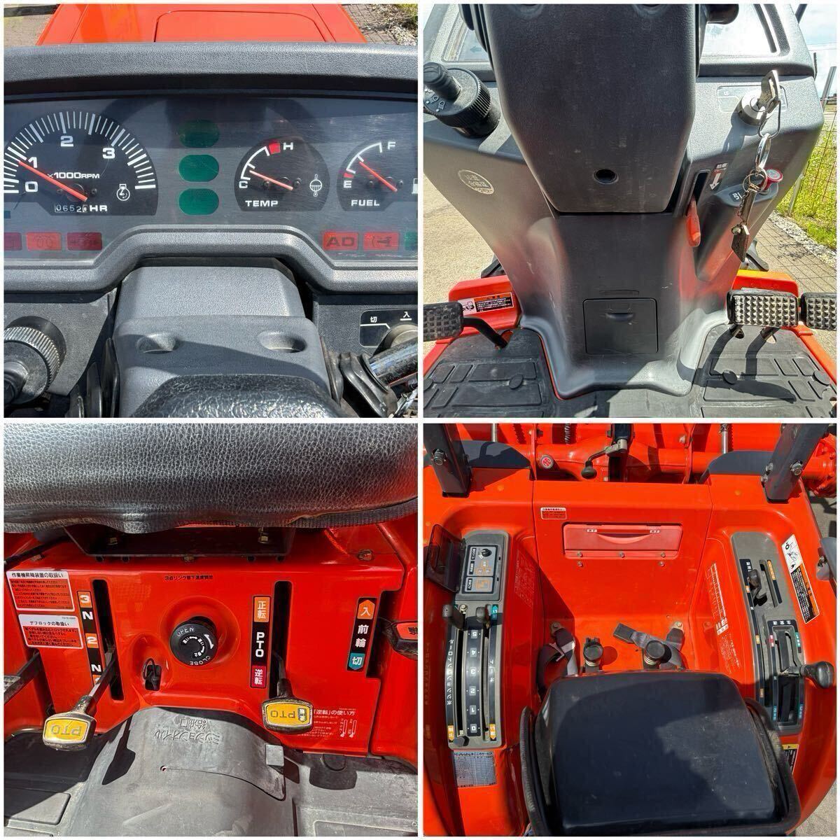 NO.1-2070( Niigata ) Kubota трактор GT21 счетчик моточасов 652 час 21 лошадиные силы Kubota роторный Rl160T имеется 4WD AD скоростей обратный PTO
