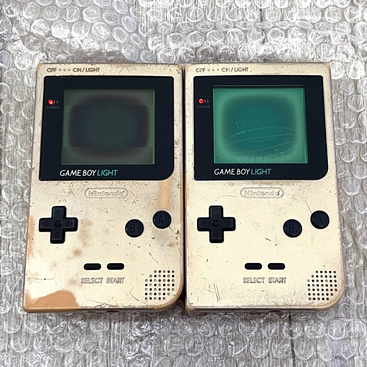 ( текущее состояние товар * электризация подтверждено )GB GBL Game Boy свет корпус Gold MGB-101 2 шт. GAMEBOY LIGHT Gold золотой 