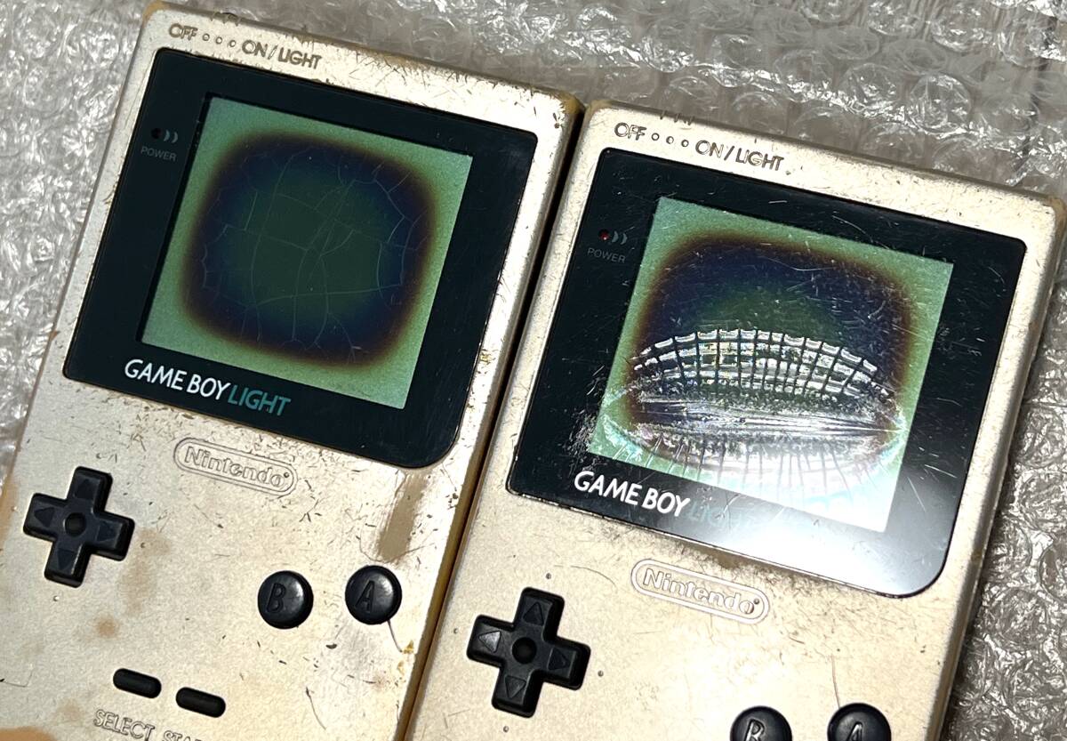 ( текущее состояние товар * электризация подтверждено )GB GBL Game Boy свет корпус Gold MGB-101 2 шт. GAMEBOY LIGHT Gold золотой 