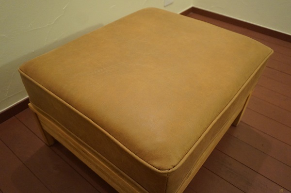 北歐モダン フェイクレザー ブラウン ソファ オットマン スツール チェア 椅子 イス / actus idee karimoku unico MUJI crashgate