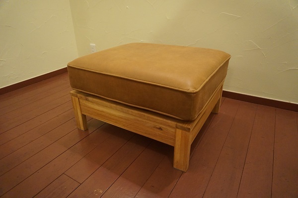 北歐モダン フェイクレザー ブラウン ソファ オットマン スツール チェア 椅子 イス / actus idee karimoku unico MUJI crashgate