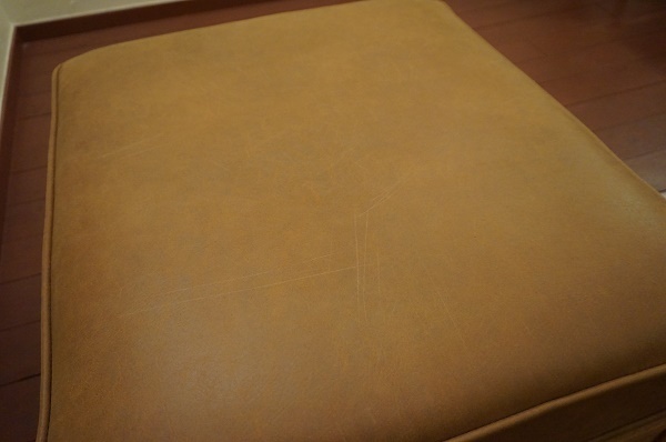 北歐モダン フェイクレザー ブラウン ソファ オットマン スツール チェア 椅子 イス / actus idee karimoku unico MUJI crashgate