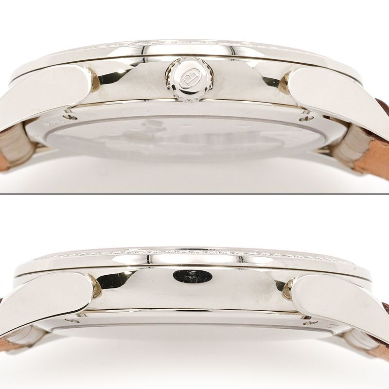 [3年保証] パルミジャーニフルリエ メンズ トンダ1950 PFC267-1262400 K18WG ダイヤベゼル 箱保 シルバー 自動巻き 腕時計 中古 送料無料_画像5