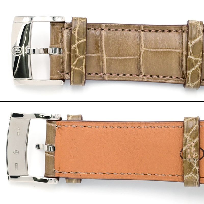 [3年保証] パルミジャーニフルリエ メンズ トンダ1950 PFC267-1262400 K18WG ダイヤベゼル 箱保 シルバー 自動巻き 腕時計 中古 送料無料_画像6