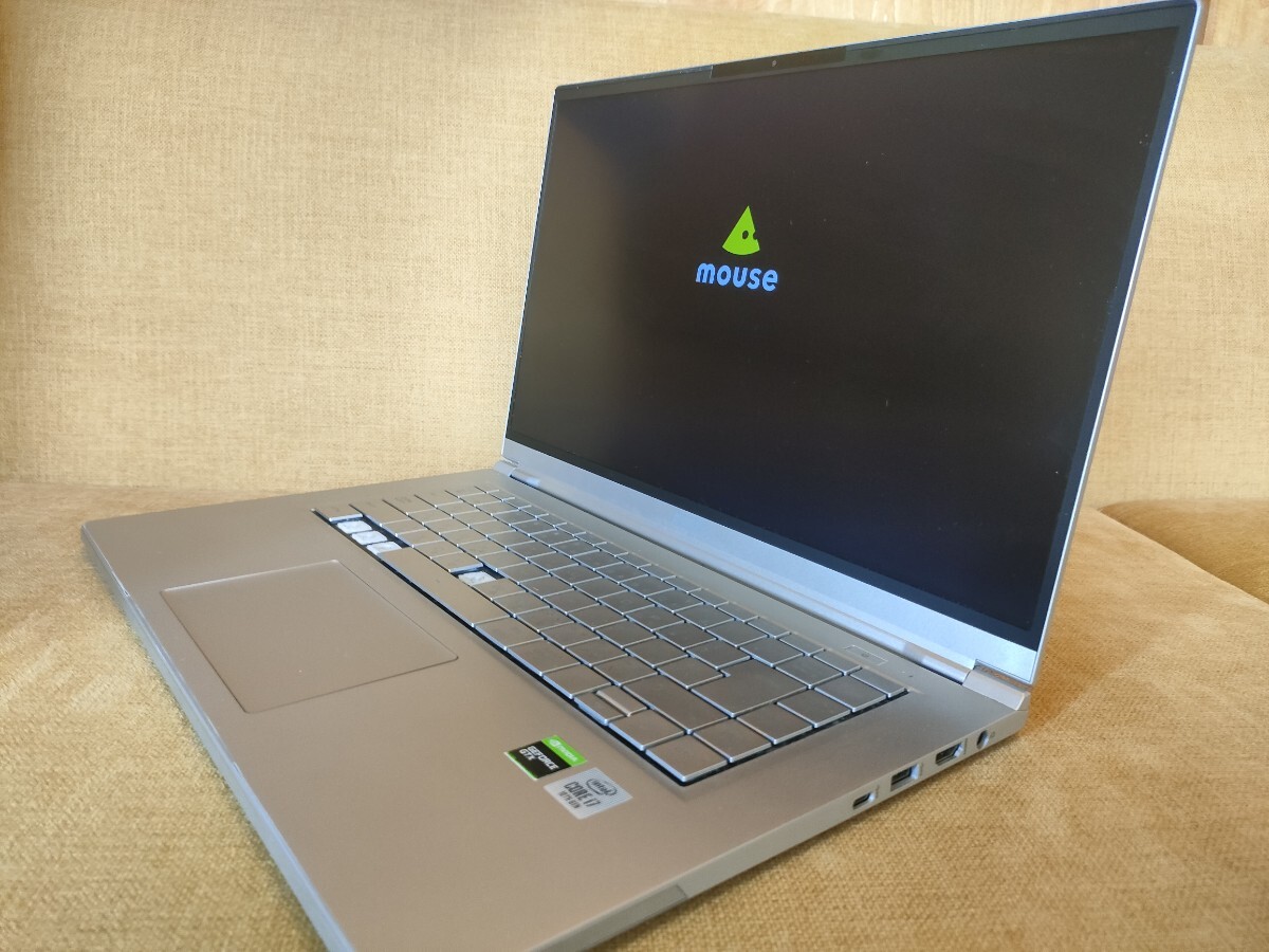 ★【美品】mouse computer DAIV 20085P-CML 第10世代 Core i7-10750H 2.60GHZ 16GB ストレージ無 ジャンク★