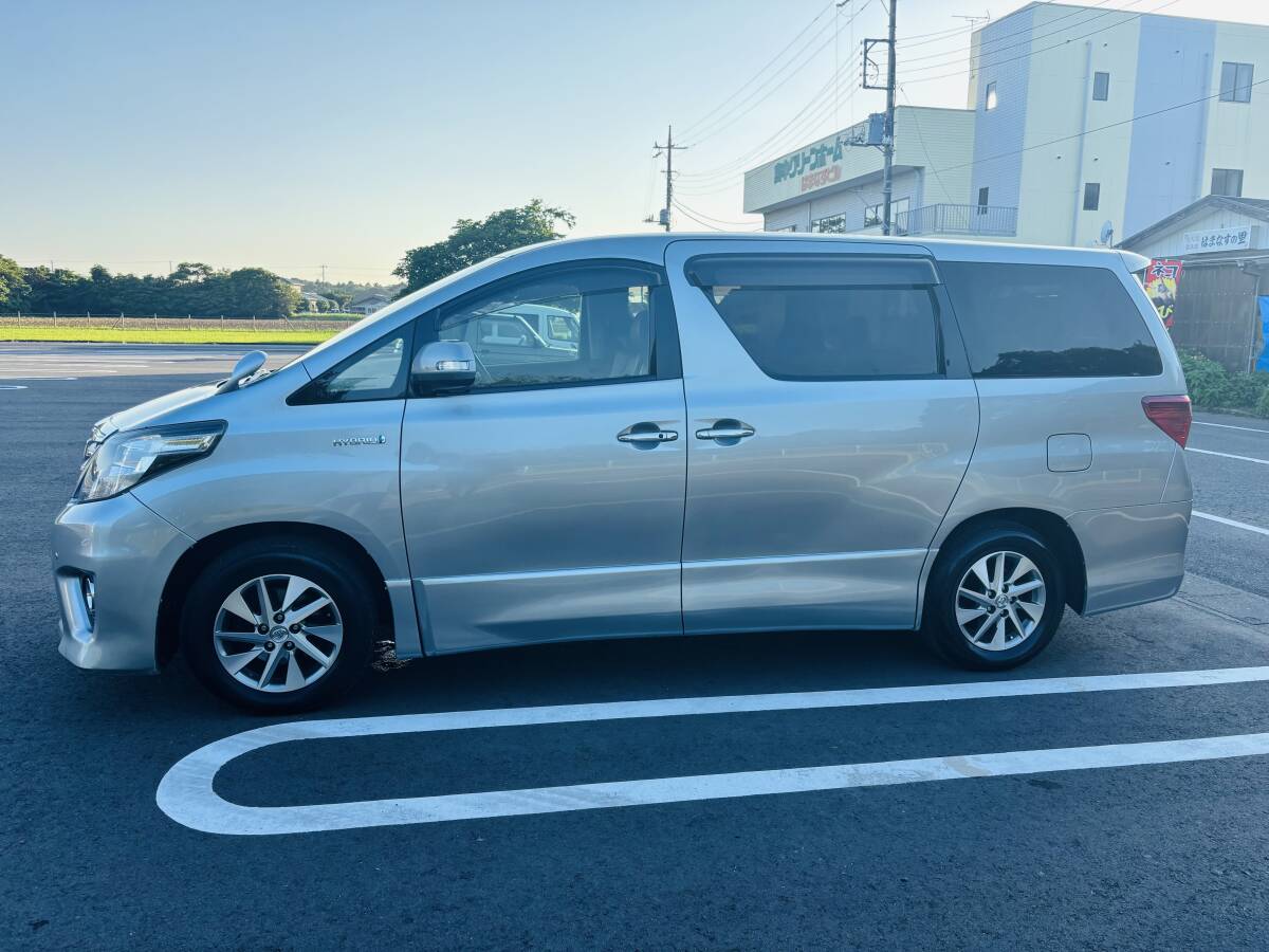 平成25年 アルファードハイブリッド2.4SR4WD*SR C パッケージ*ツインサンルーフ?パワースライド?パワーバックドアシートメモリ*車検2年