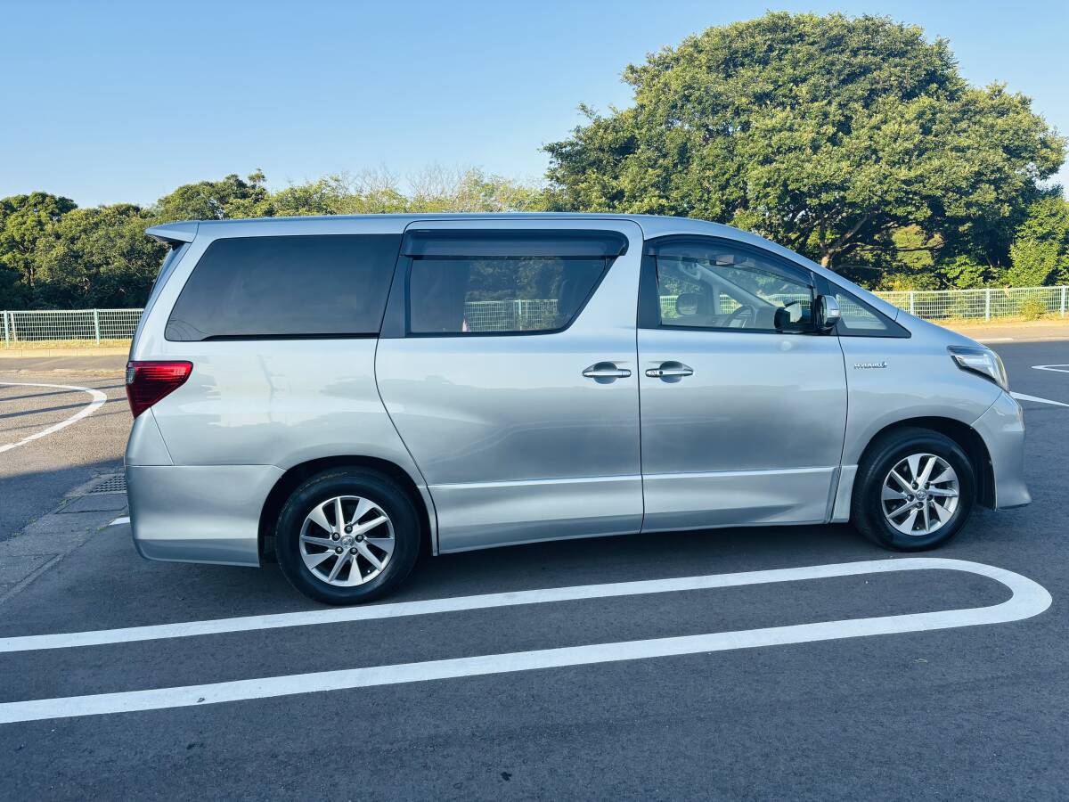 平成25年 アルファードハイブリッド2.4SR4WD*SR C パッケージ*ツインサンルーフ?パワースライド?パワーバックドアシートメモリ*車検2年