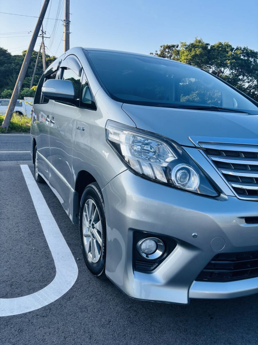 平成25年 アルファードハイブリッド2.4SR4WD*SR C パッケージ*ツインサンルーフ?パワースライド?パワーバックドアシートメモリ*車検2年