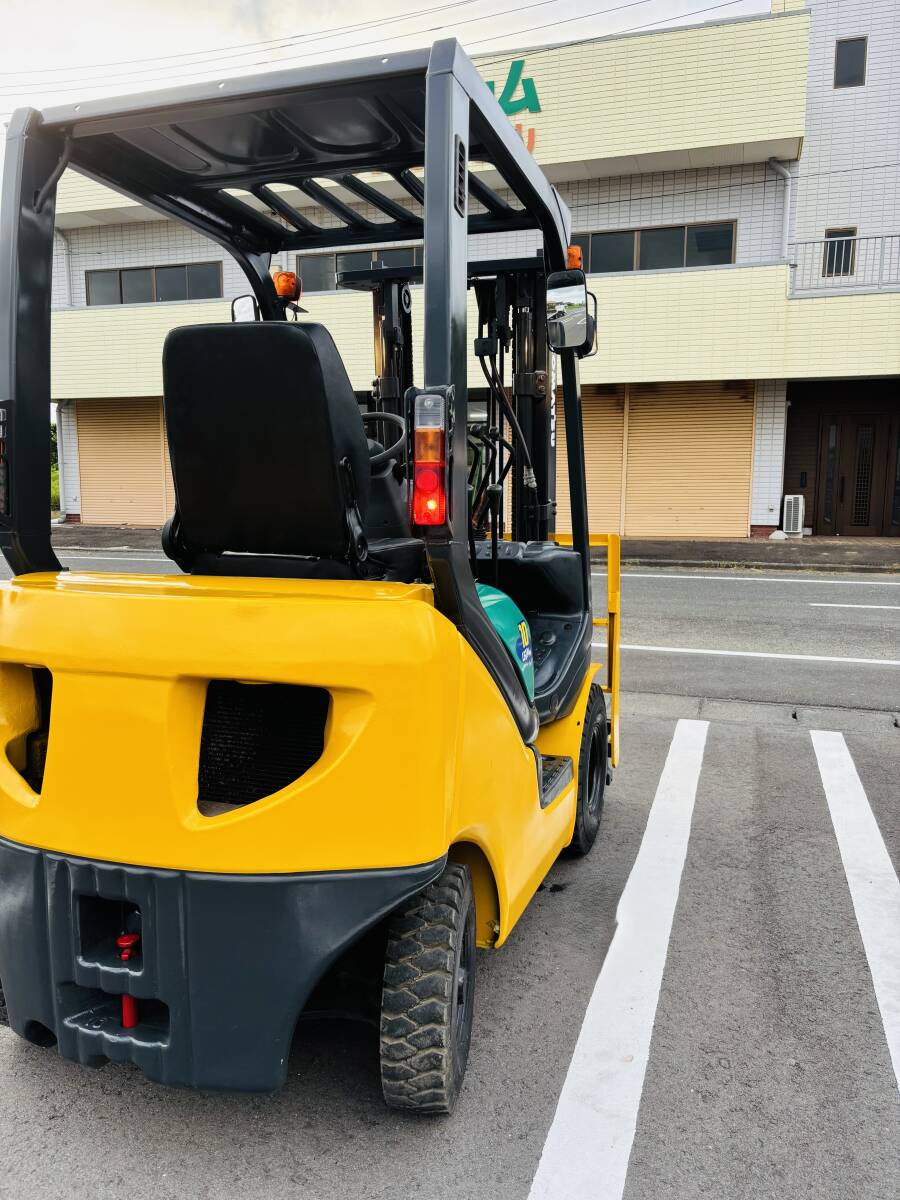 茨城県＊コマツ★FG10LC-18★フォークリフト★ガソリン★228時間★1t★３本レバーヒンジ仕様車です.