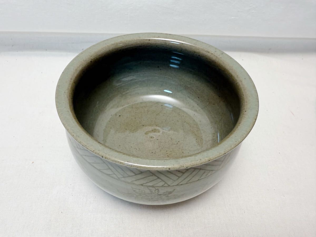 未使用 茶道具 香舟造 牡丹唐草文 皆具 杓立て 建水 蓋置 水指 共箱 M704823 未使用 茶道具 香舟造 牡丹唐草文 皆具 杓立て 建水