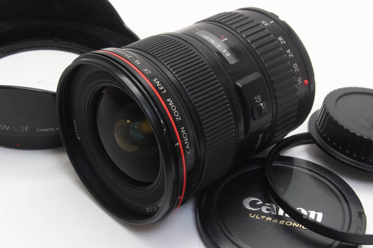 1円～ Canon キヤノン EF 16-35mm ULTRASONIC F2.8 L III USM 望遠レンズ 保存袋付 y194-2050537【Y商品】 1円スタート 超美品 キヤノン EF 16-35mm F4 L IS USM 箱や