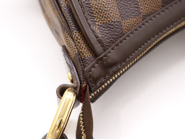 ★３日以內(nèi)返品可★ LOUIS VUITTON ルイ ヴィトン ダミエ エベヌ ハイバリー M43501 ブラウン