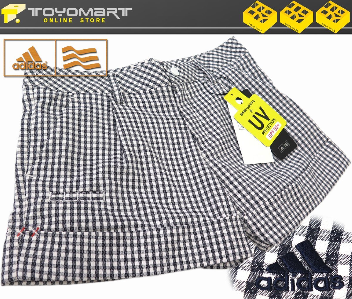AD48●アディダスゴルフ adidas Golf （レディース）●N60151　新品　ショートパンツ　ネイビー/S　定価9900円