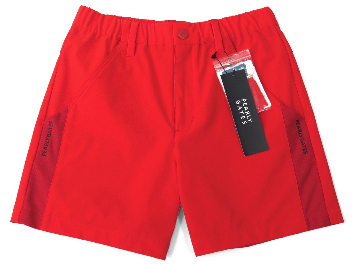 G218● PEARLY GATES パーリーゲイツ ●新品 【MOVE FIT】 ストレッチショートパンツ　オレンジ/S　定価25300円
