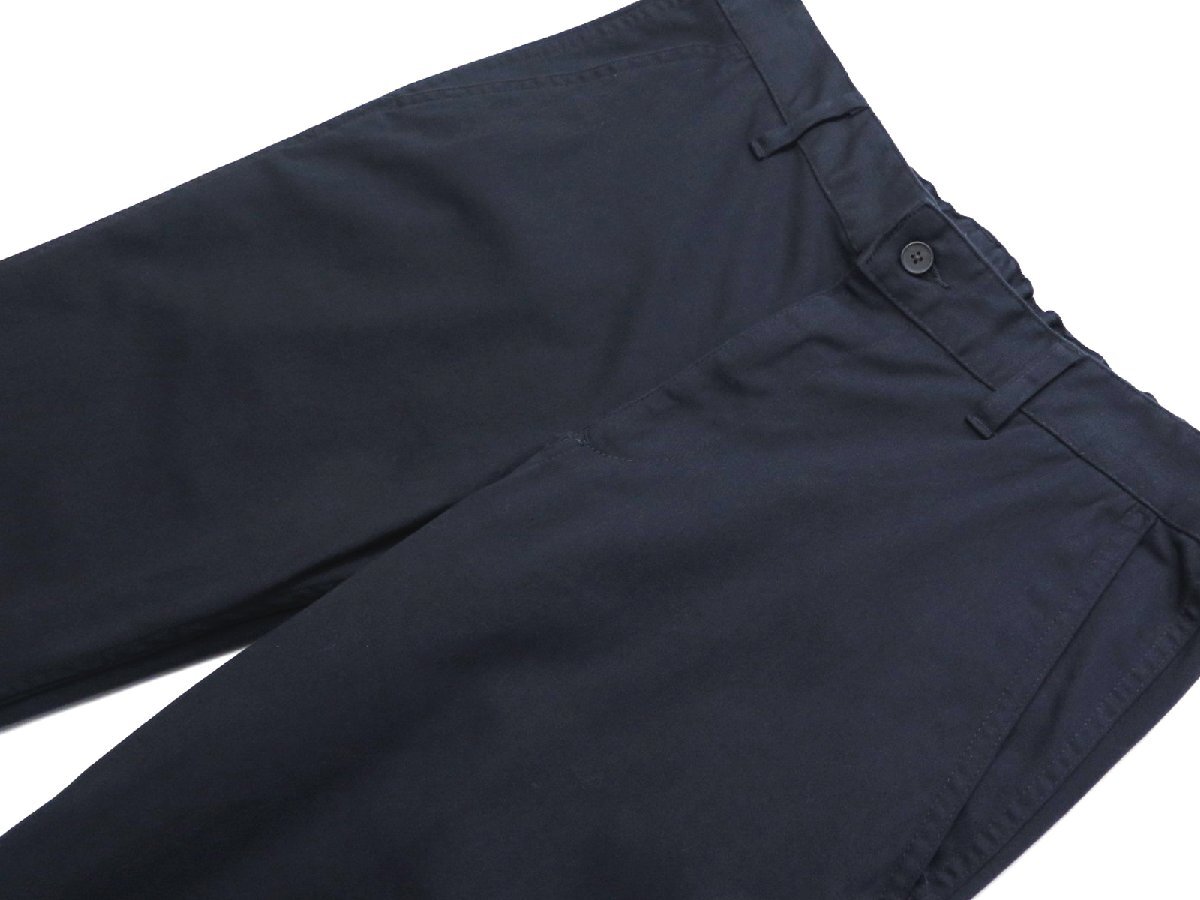 5074●コムサイズム COMME CA ISM●新品　PI14　レギュラーフィット ストレッチ チノパンツ　ネイビー/L　定価7590円