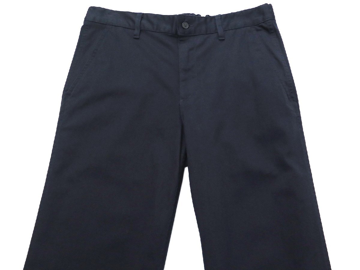 5074●コムサイズム COMME CA ISM●新品　PI14　レギュラーフィット ストレッチ チノパンツ　ネイビー/L　定価7590円