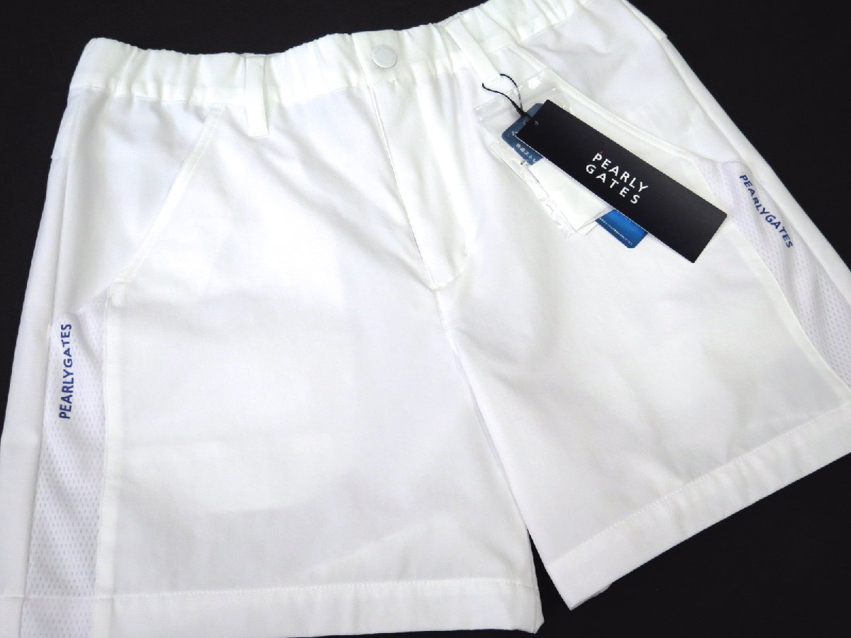 G537● PEARLY GATES パーリーゲイツ ●新品 【MOVE FIT】 ストレッチショートパンツ　ホワイト/M　定価25300円