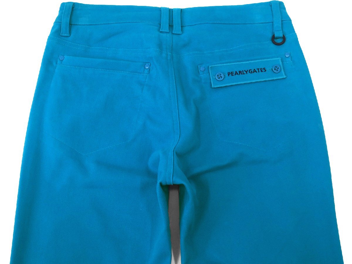 G390● PEARLY GATES パーリーゲイツ ●新品 【EX.STRETCH】 ストレッチ　レディース ロングパンツ　ブルー/M　定価25300円