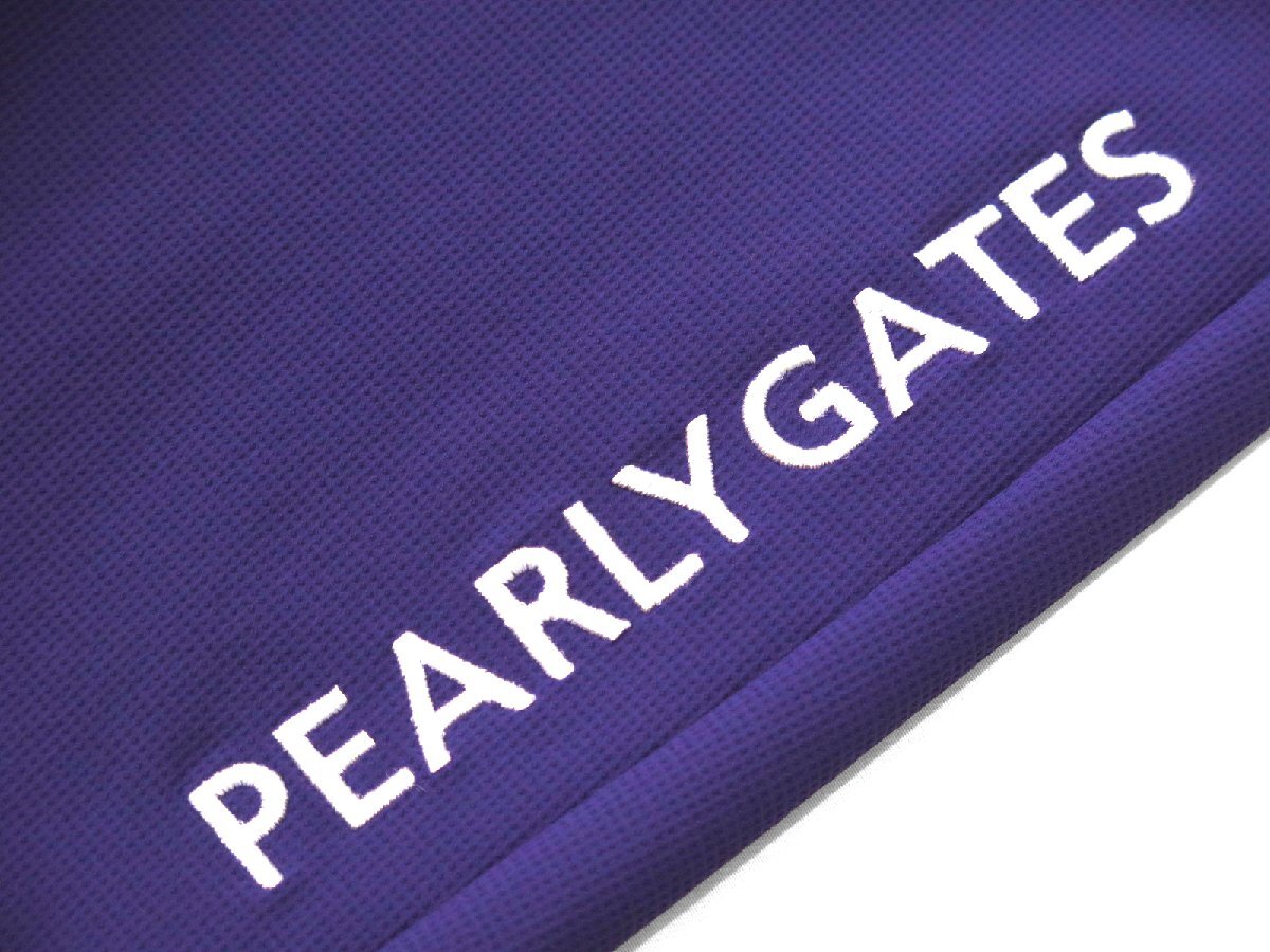 G581● PEARLY GATES パーリーゲイツ ●新品　ナイロン 2WAY ドビーストレッチ×クールドッツ ロングパンツ　パープル/M　定価26400円