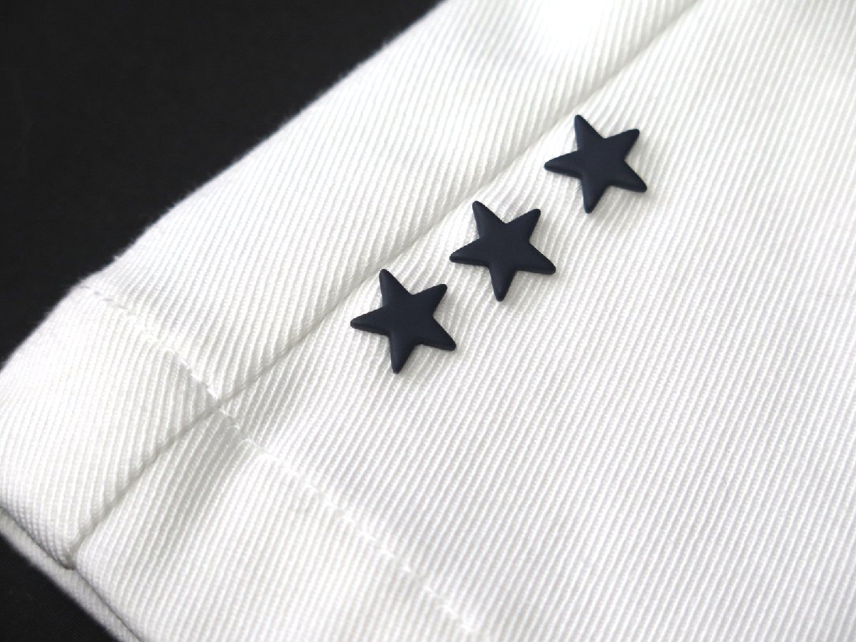 G231● PEARLY GATES パーリーゲイツ ●新品 【星條旗パッチ】 パワフルコットン ストレッチ ショートパンツ　白/S　定価24200円　訳あり