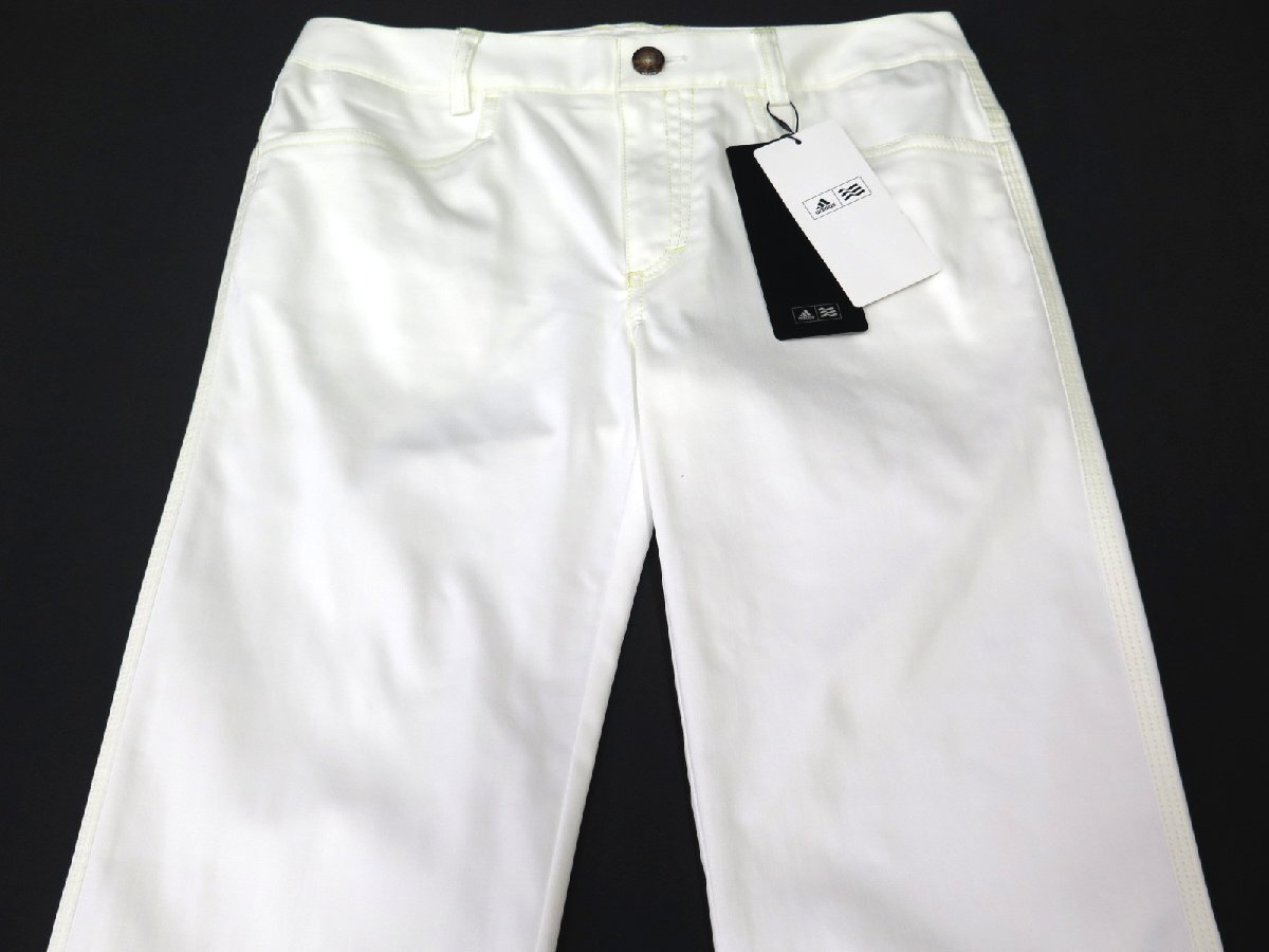 AD84●アディダスゴルフ adidas Golf （レディース）●N60047　新品　ストレッチ ロングパンツ　ホワイト/S　定価9900円