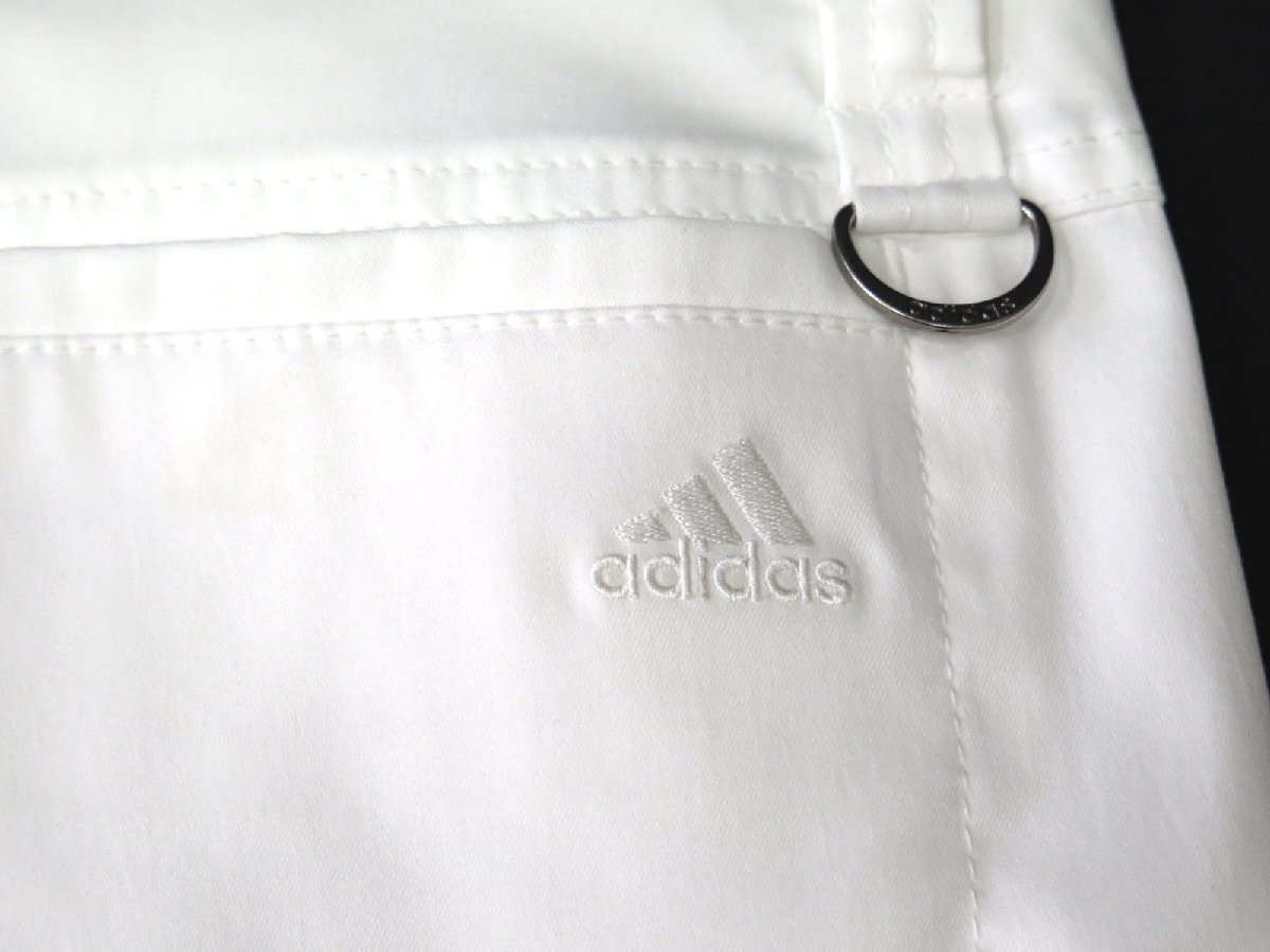AD91●アディダスゴルフ adidas Golf （レディース）●N60006　新品　ストレッチ ロングパンツ　ホワイト/M　定価9900円　展示品