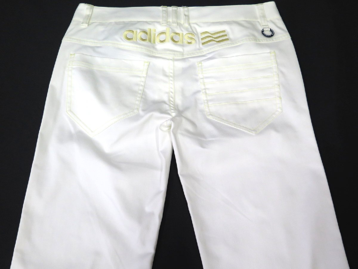 AD84●アディダスゴルフ adidas Golf （レディース）●N60047　新品　ストレッチ ロングパンツ　ホワイト/S　定価9900円