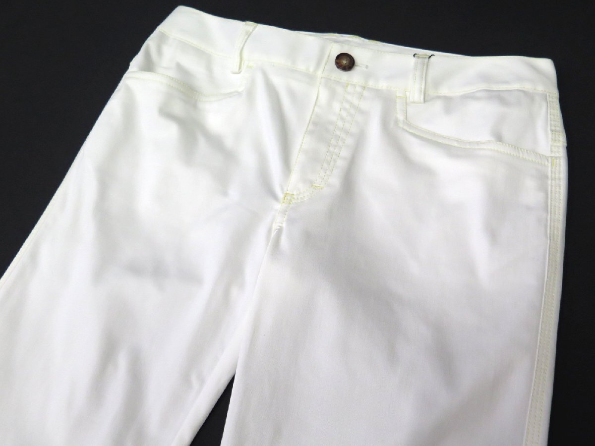 AD84●アディダスゴルフ adidas Golf （レディース）●N60047　新品　ストレッチ ロングパンツ　ホワイト/S　定価9900円