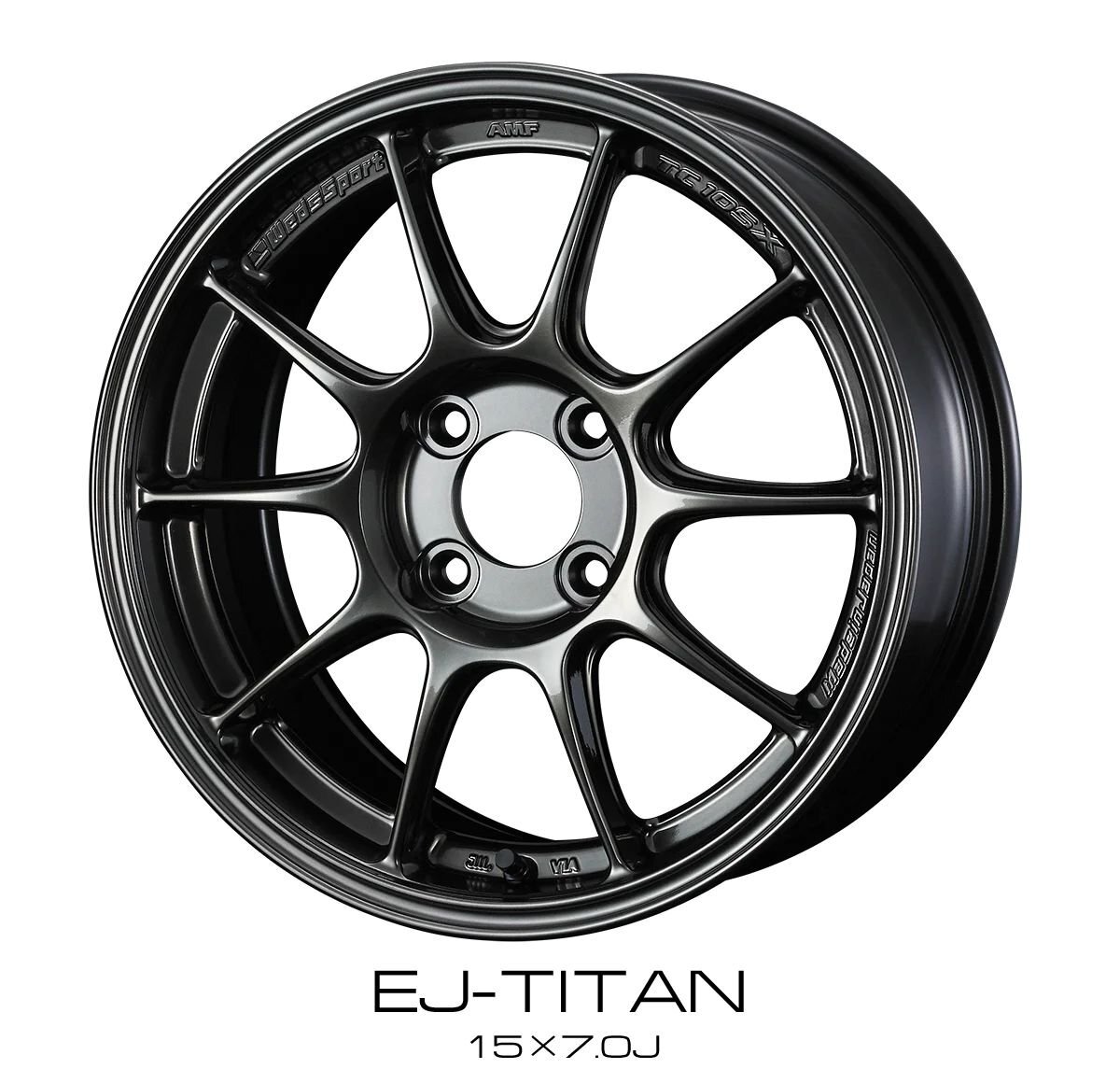 Weds Sport TC105X EJ-TI MR 17インチ×9J +25 5H-114.3 φ73 ホイール ウェッズスポーツ 0073525 EJチタン 4549522957356 17x9J