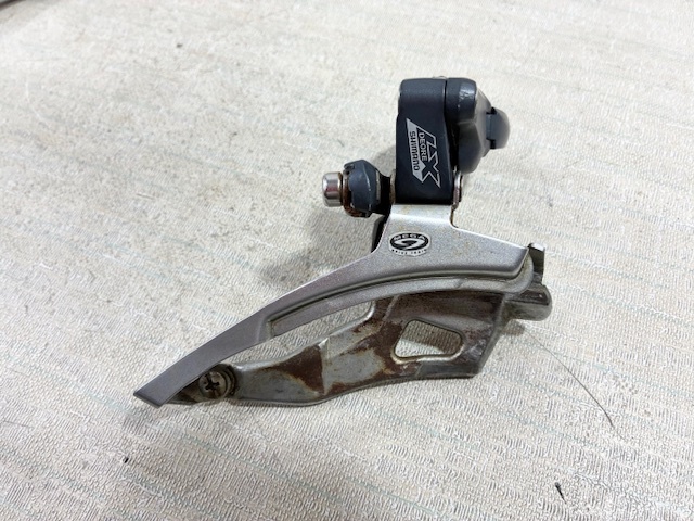 シマノデオーレLX FD-M571 バンド31.8㎜ 全國(guó)定形外郵便450円で発送します　OLD MTB