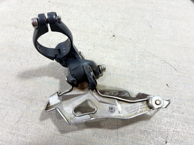 シマノデオーレLX FD-M571 バンド31.8㎜ 全國(guó)定形外郵便450円で発送します　OLD MTB