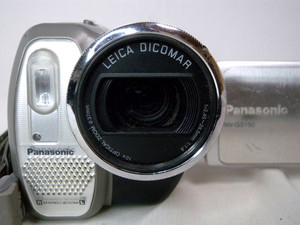 ☆Panasonic 3CCD miniDV ビデオカメラ NV-GS150　ダビング?再生☆ミニDVテープ