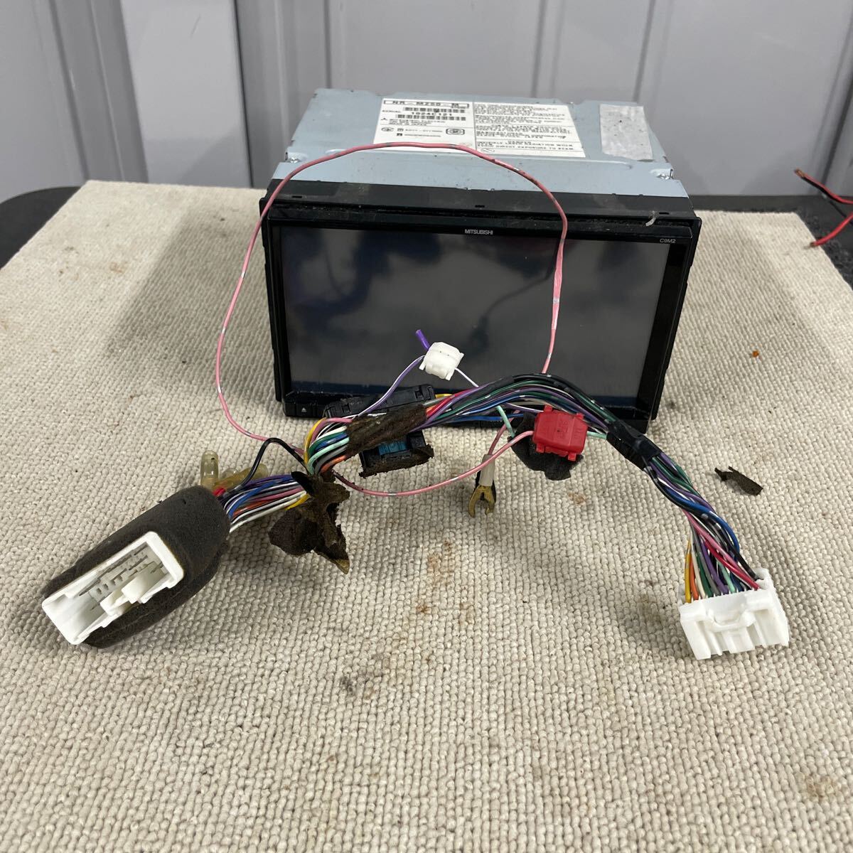 マツダ 純正ナビ 型式 C9M2 三菱 DVD再生 Bluetooth SDカード USB テレビ フルセグ AUX CD録音 MITSUBISHI MAZDA カーナビ