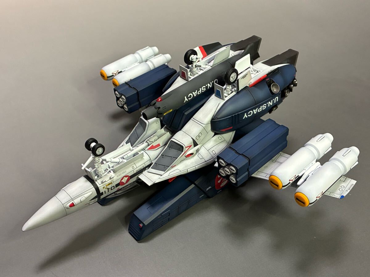 MaxFactory 1/72 VF-1A super bar сверло - один статья блестящий машина покраска конечный продукт 