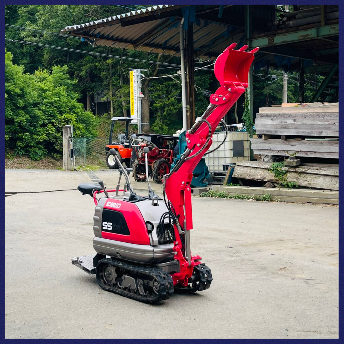 KOBELCO Kobelco SS1/2* Mini Yumbo * гидравлический экскаватор *247kg*137 час * бензин * легкий грузовик грузоподъёмность возможность * Ibaraki префектура камень холм город departure! распродажа!