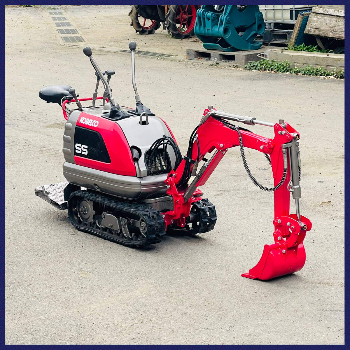 KOBELCO Kobelco SS1/2* Mini Yumbo * гидравлический экскаватор *247kg*137 час * бензин * легкий грузовик грузоподъёмность возможность * Ibaraki префектура камень холм город departure! распродажа!