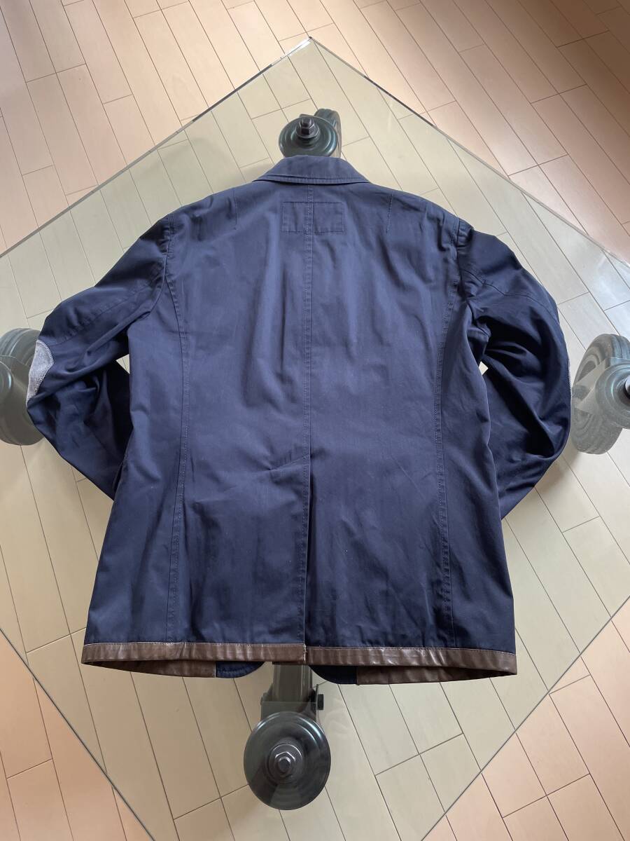 美USDE！まるッとDSQUARED2 コットンジャケット【ネイビー50】リネンボーダーロンT【M】?サックスブルーシャツ【48】ディースクエアード