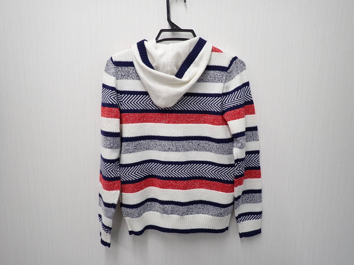 追 ★ Rosasen ロサーセン ニット ジップアップ ジャケット ニットサンバイザー レディース ゴルフウエア ★ 中古品
