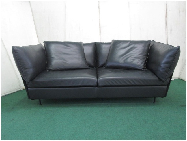Ritzwell ライトフィールドモデュラーソファ 2人掛け 総革張り(1024AH)7CY-13