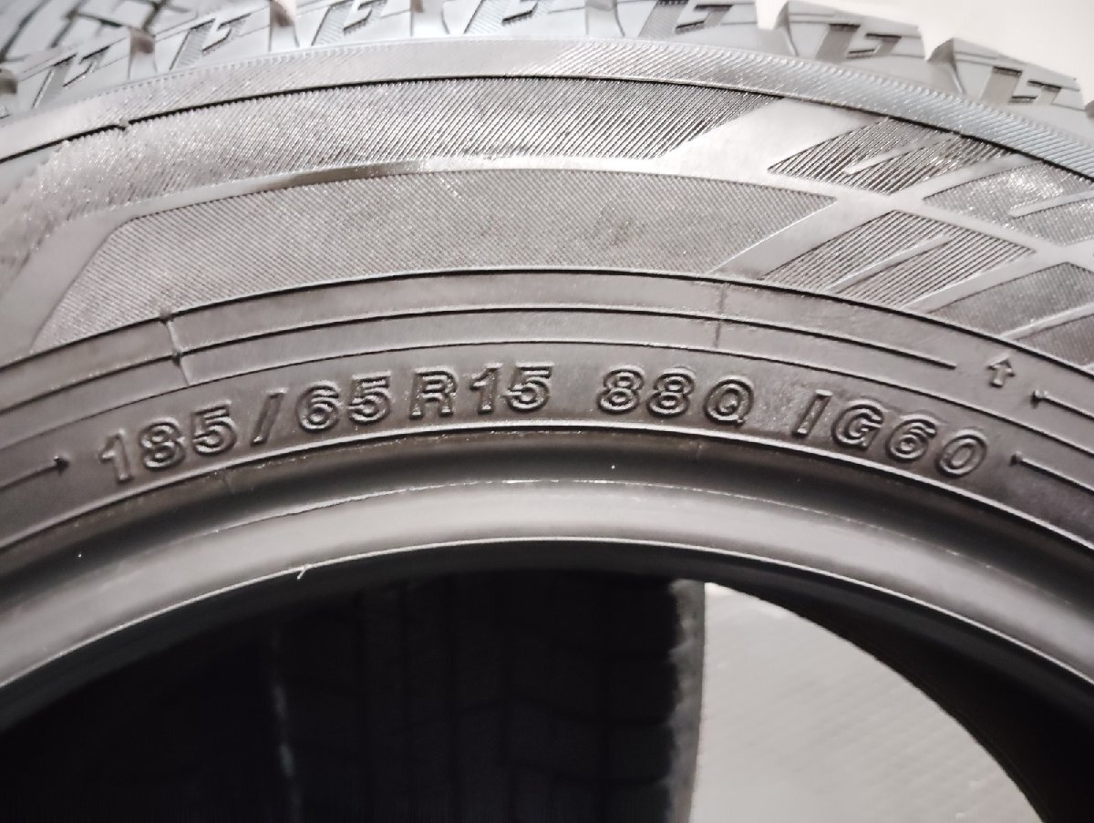 [ пробег короткий .]YOKOHAMA ice GUARD iG60 185/65R15 15 дюймовый зимний 4шт.@21 год производства Aquanaut Freed Demio Ist и т.п. (KTB300)